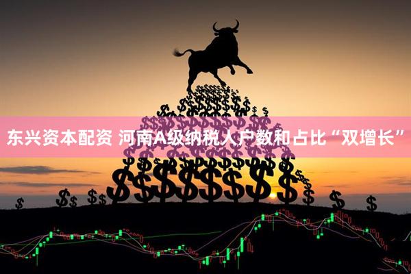 东兴资本配资 河南A级纳税人户数和占比“双增长”